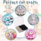 Safety Eyes 260PCS 10mm Plastic Black Craft Eyes Teddy Bear Eyes with Washers for Amigurumi Stuffed Animals Crochet Toys Crafts Making Halloween Decorations